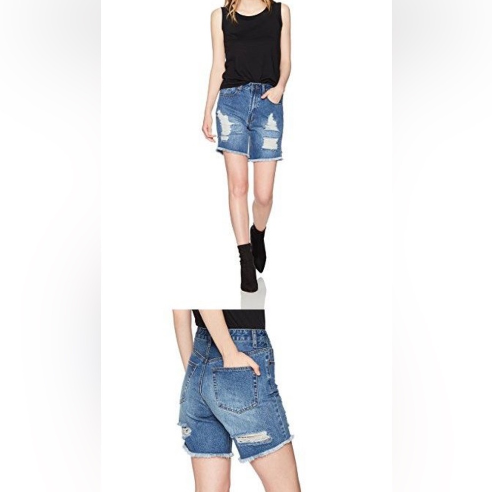 Women's Distressed Jean Shorts